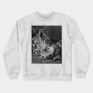 The Flood Destroying the World - Gustave Dore Crewneck Sweatshirt
